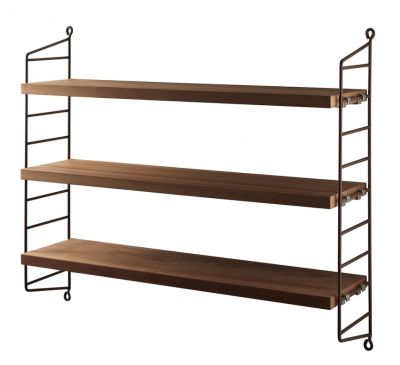 String Pocket Shelf TEAK OILED / BROWN String Furniture SINGLE PIECES